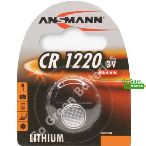 Pile bouton en lithium "CR1220", 3,0 V, blister d'1