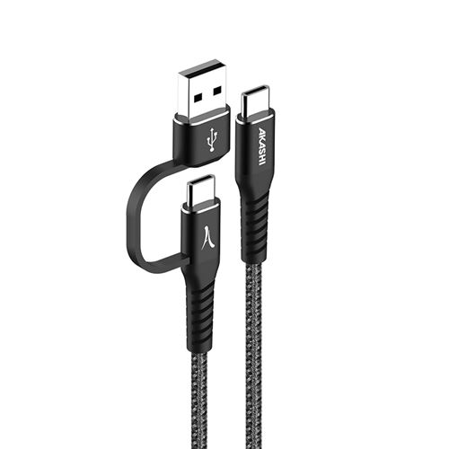 [cableusbcusbc] 2 EN 1 USB-C NR USB-C + USB-A