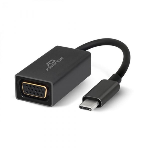 [adap4  ] Adaptateur USB type C mâle vers VGA femelle 