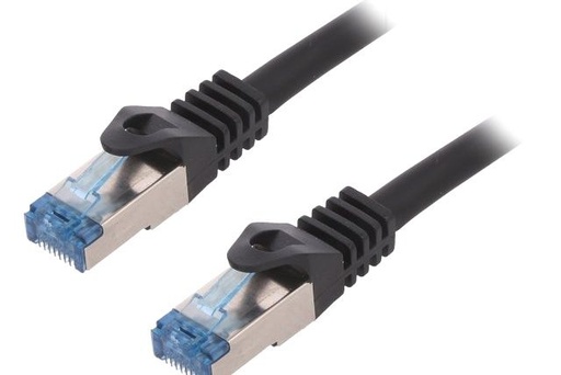 [CABLERJ45-20M] Câble patch, Cat. 6A, S/FTP, 20 m, blanc