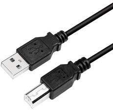 [cableimp2] Câble USB 2.0, USB-A - USB-B, 2,0 m, noir pour imprimante