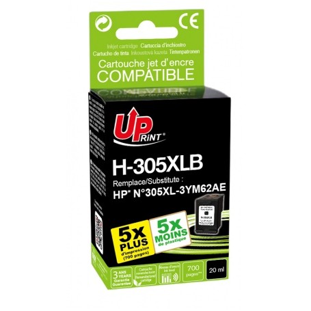 [uph305b] Cartouche compatible h-305 xl black 