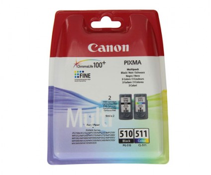 [CAN510511] Pack Cartouches Canon PG-510-511