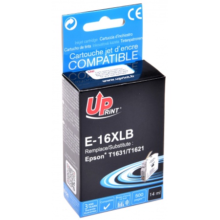 [UPE16XLB] UPRINT E-16XLB BK CARTOUCHE COMPATIBLE AVEC EPSON T16XL - T1631