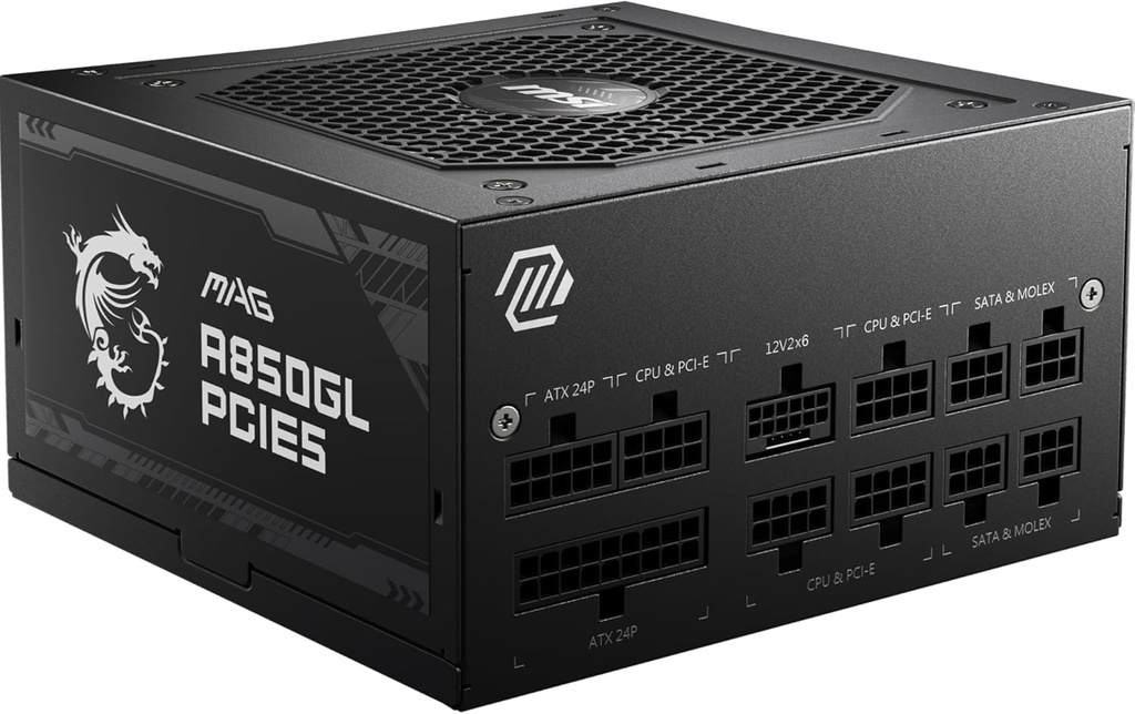Alimentation 850W, 80 Plus Gold MSI