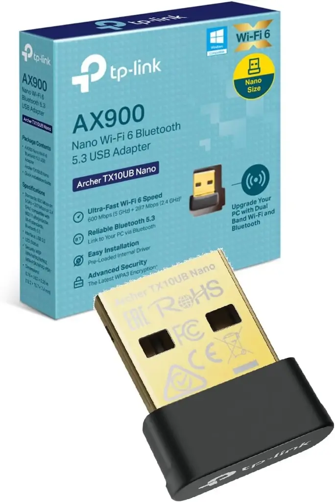 Clé Wifi AX900 Wifi 6 + Bluetooth 
