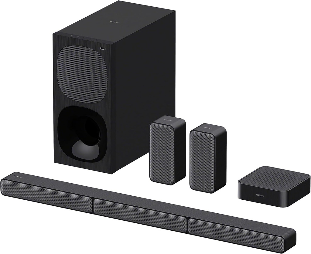 Barre de Son 5.1ch Home Cinéma Enceintes Satellites sans Fil