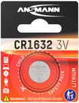 1 Pile bouton CR1632, 3V, lithium