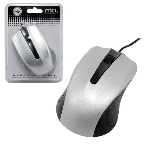 Souris filaire MCL Argenté