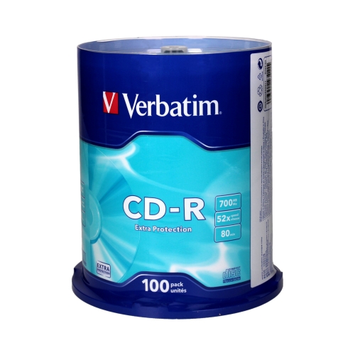 100 x cd-r 700 mo ( 80 min ) 48x - spindle