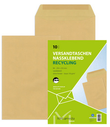 [envelo4] 10 enveloppes marron c4 229*324mm adhésif sans fen